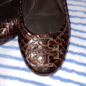 Tory Burch "Brown" Ballet Flats (Size 6)